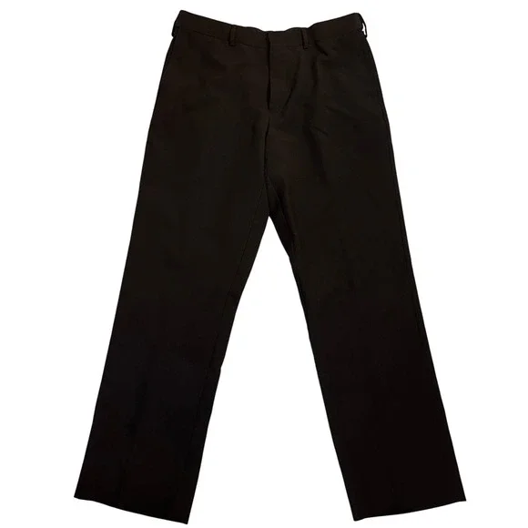 Men's‎ Dress Pants Size 36R Black Office Career Casual trouser - Picture 3 of 7